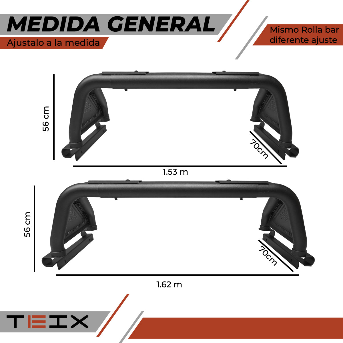 ROLL BAR TEIX XR NP300 HILUX RANGER L200