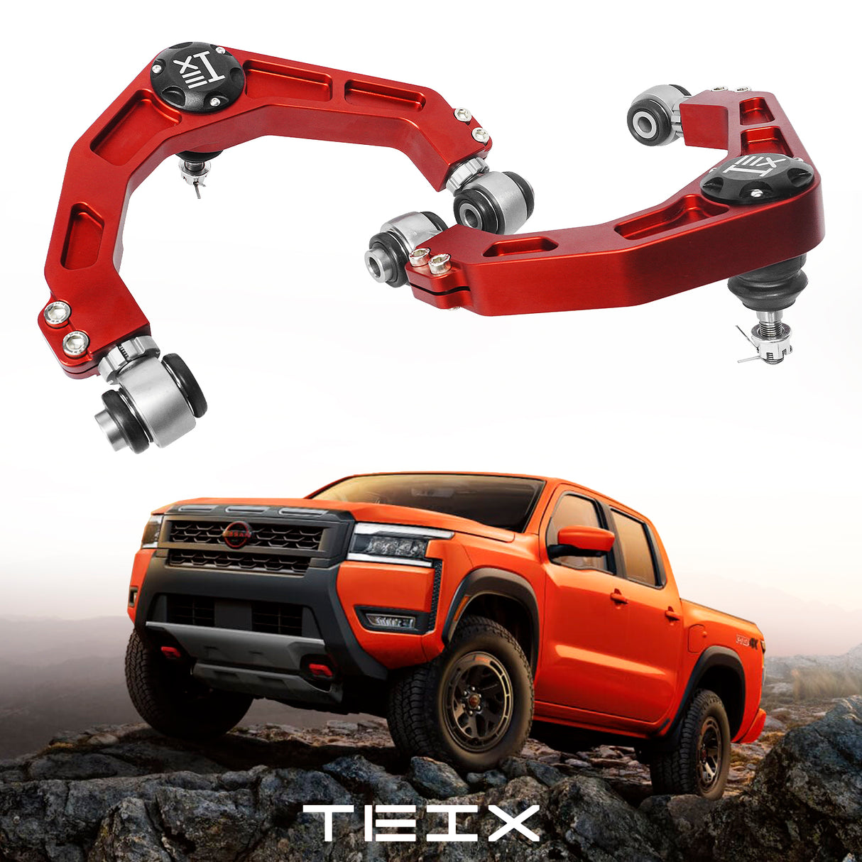 PAR DE HORQUILLAS TEIX ROJOS/ NISSAN NP300 FRONTIER 2016-2026 4 cilindros