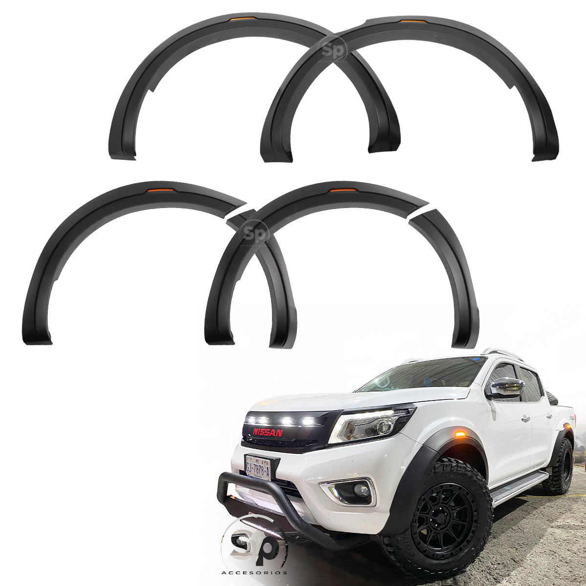 CANTONERAS LED ORIGINAL PARA NISSAN NP300 FRONTIER 2016-2020