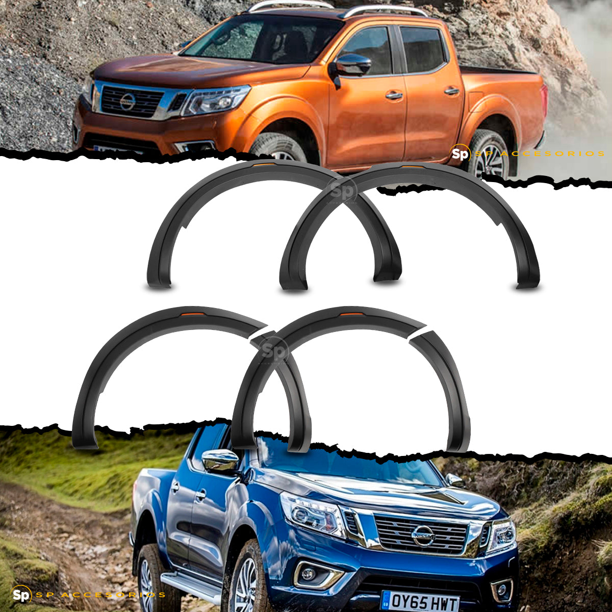 CANTONERAS LED ORIGINAL PARA NISSAN NP300 FRONTIER 2016-2020