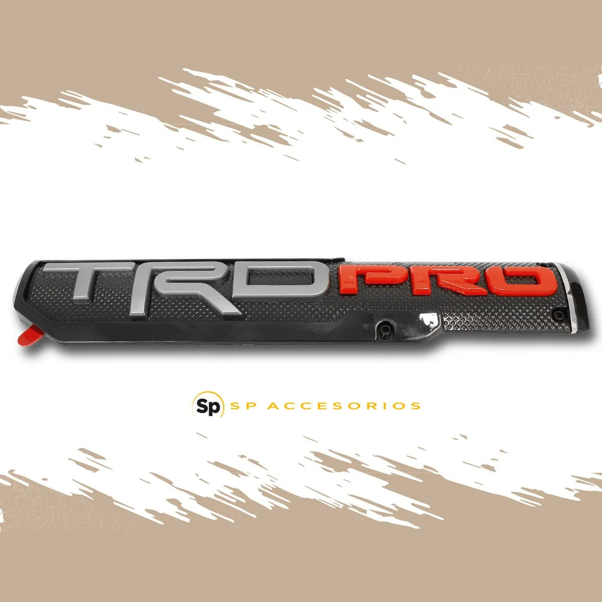 EMBLEMA PARA TOYOTA TRD PRO LOGO 2 PIEZAS