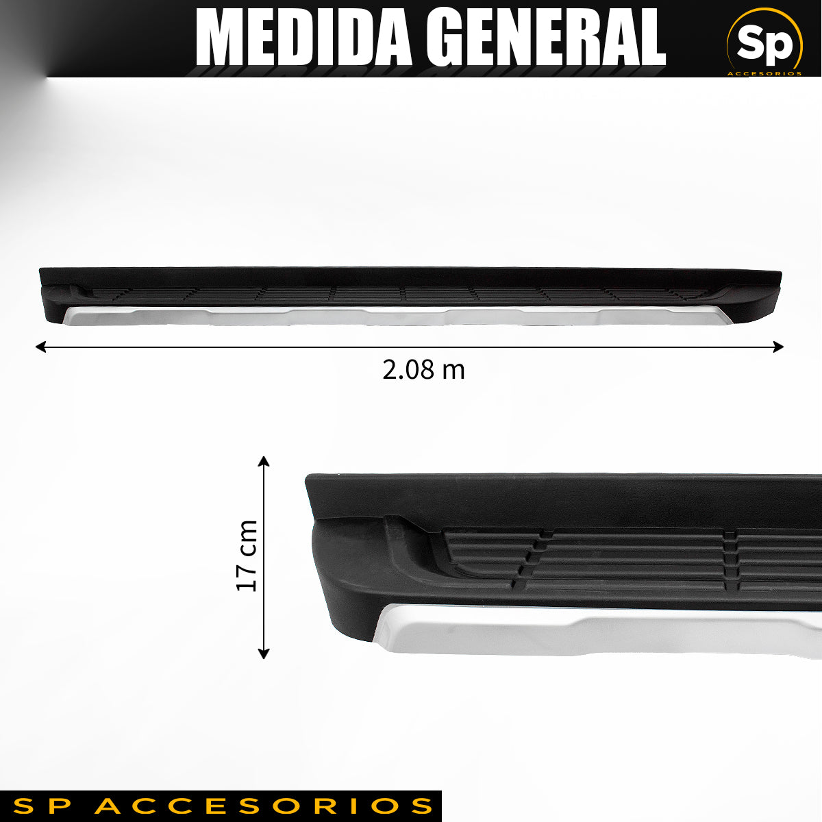 ESTRIBOS LATERALES TIPO ORIGINAL PARA FORD RANGER 2013 A 2022