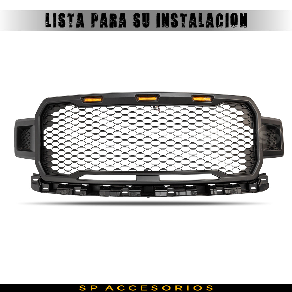 PARRILLA DE PANAL TIPO RAPTOR PARA FORD LOBO F150 2018 - 2020