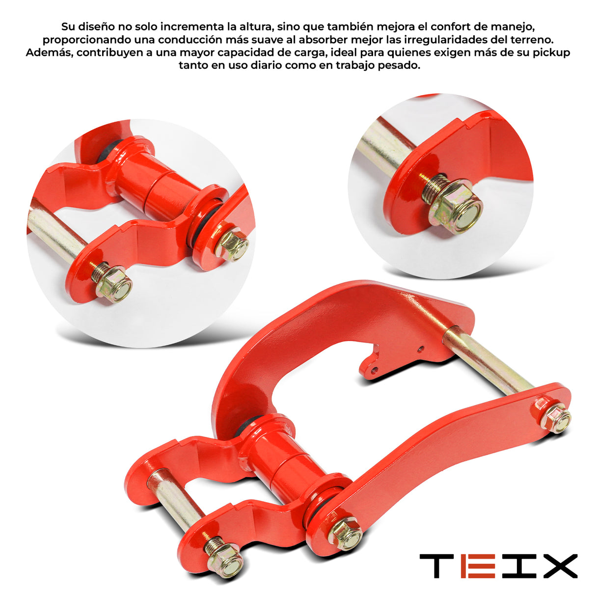 Columpios Shackle Comfort 1" Toyota Hilux 2016-2026