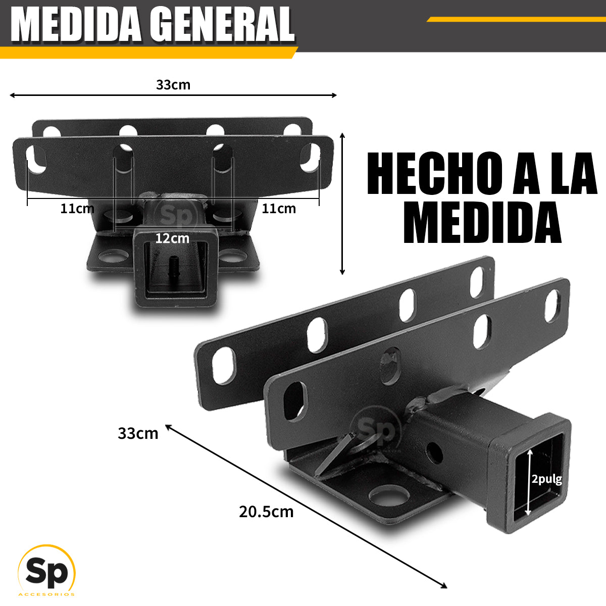 KIT ENGANCHE RECEPTOR PARA JEEP WRANGLER JL 2018 - 2024