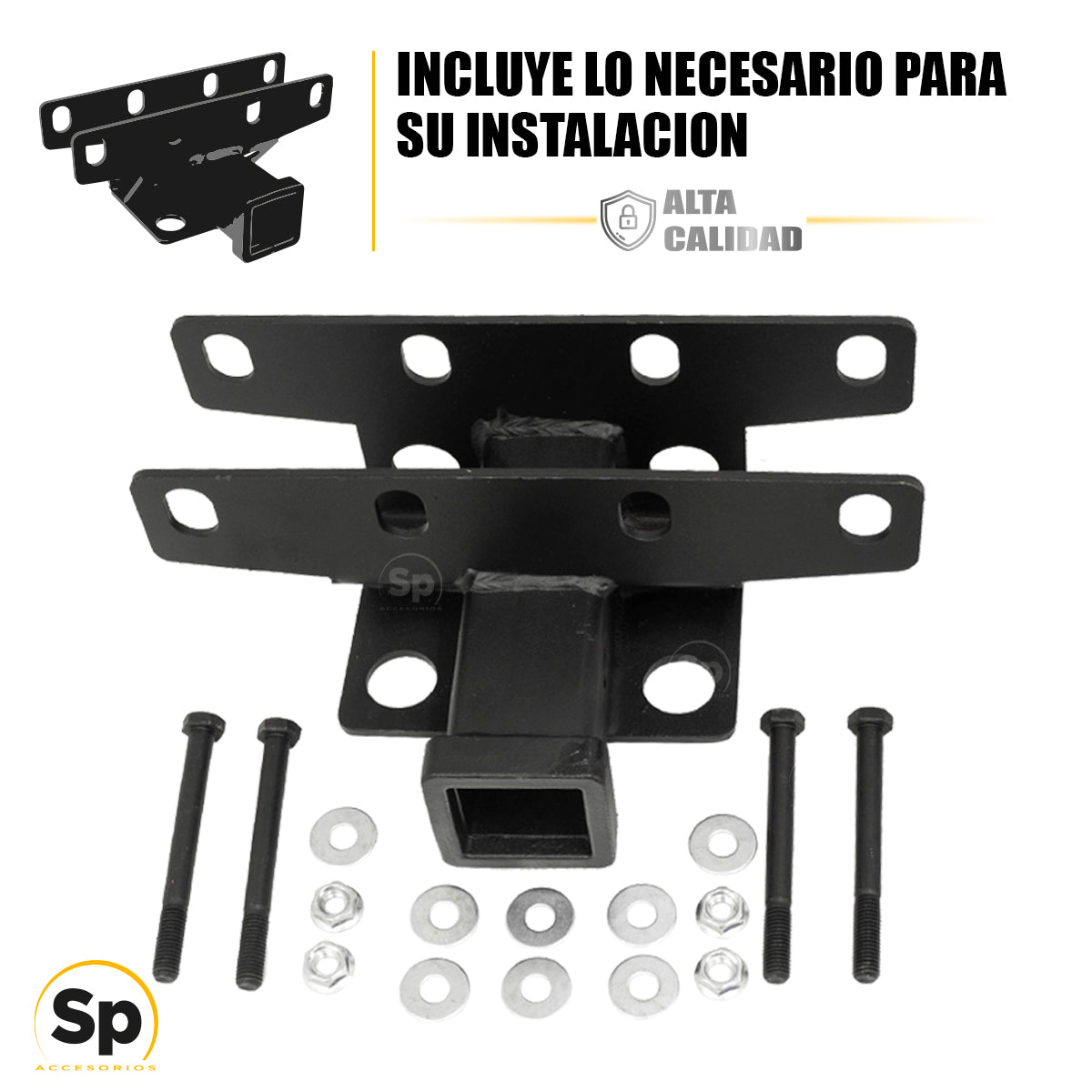 KIT ENGANCHE RECEPTOR PARA JEEP WRANGLER JL 2018 - 2024