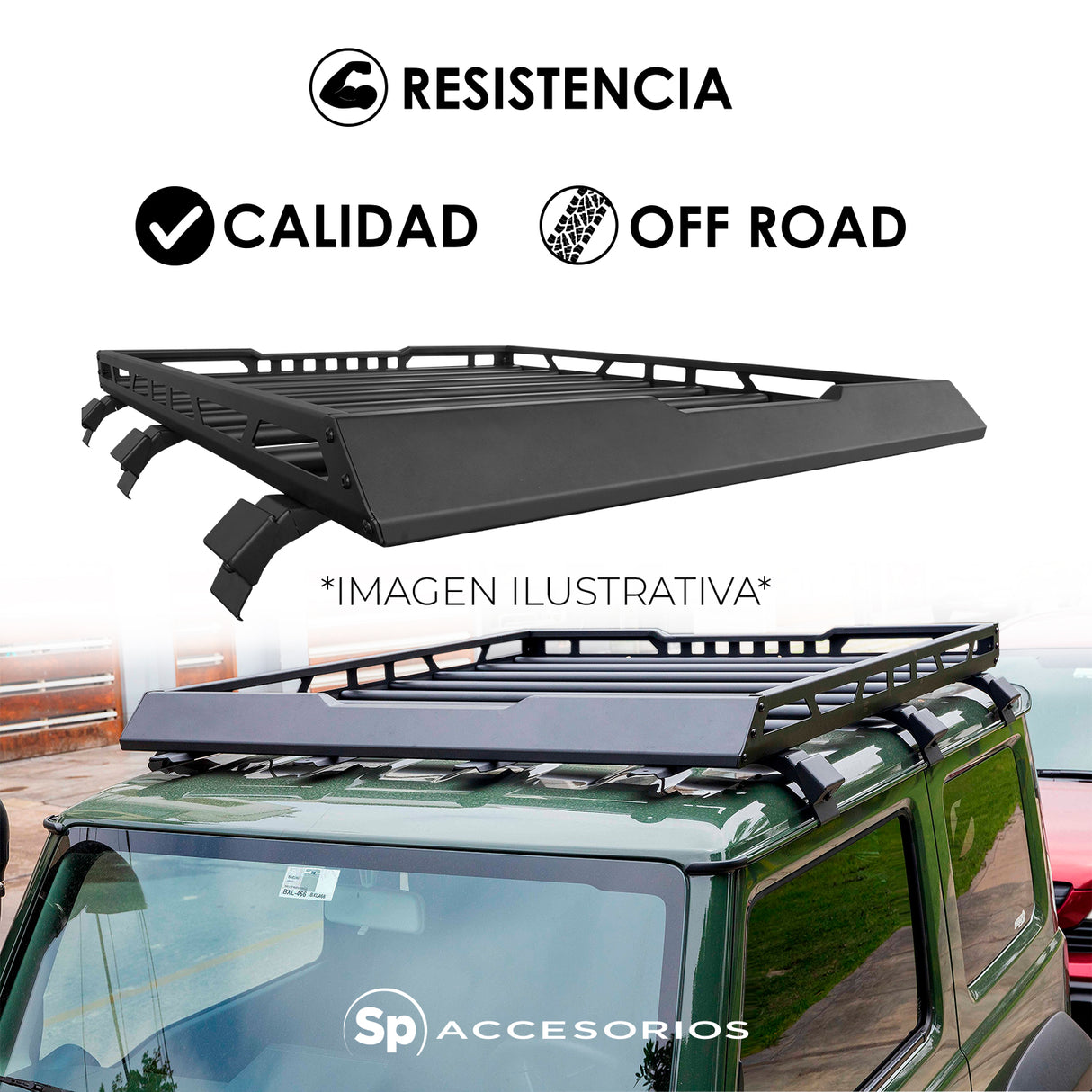 CANASTILLA DE TECHO SUZUKI JIMNY 2019+