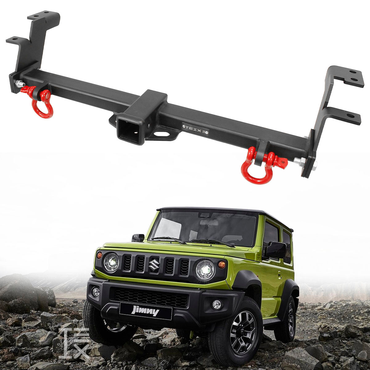TIRON DE ARRASTRE TEIX PARA SUZUKI JIMNY 2019 - 2024 CON GRILLETES
