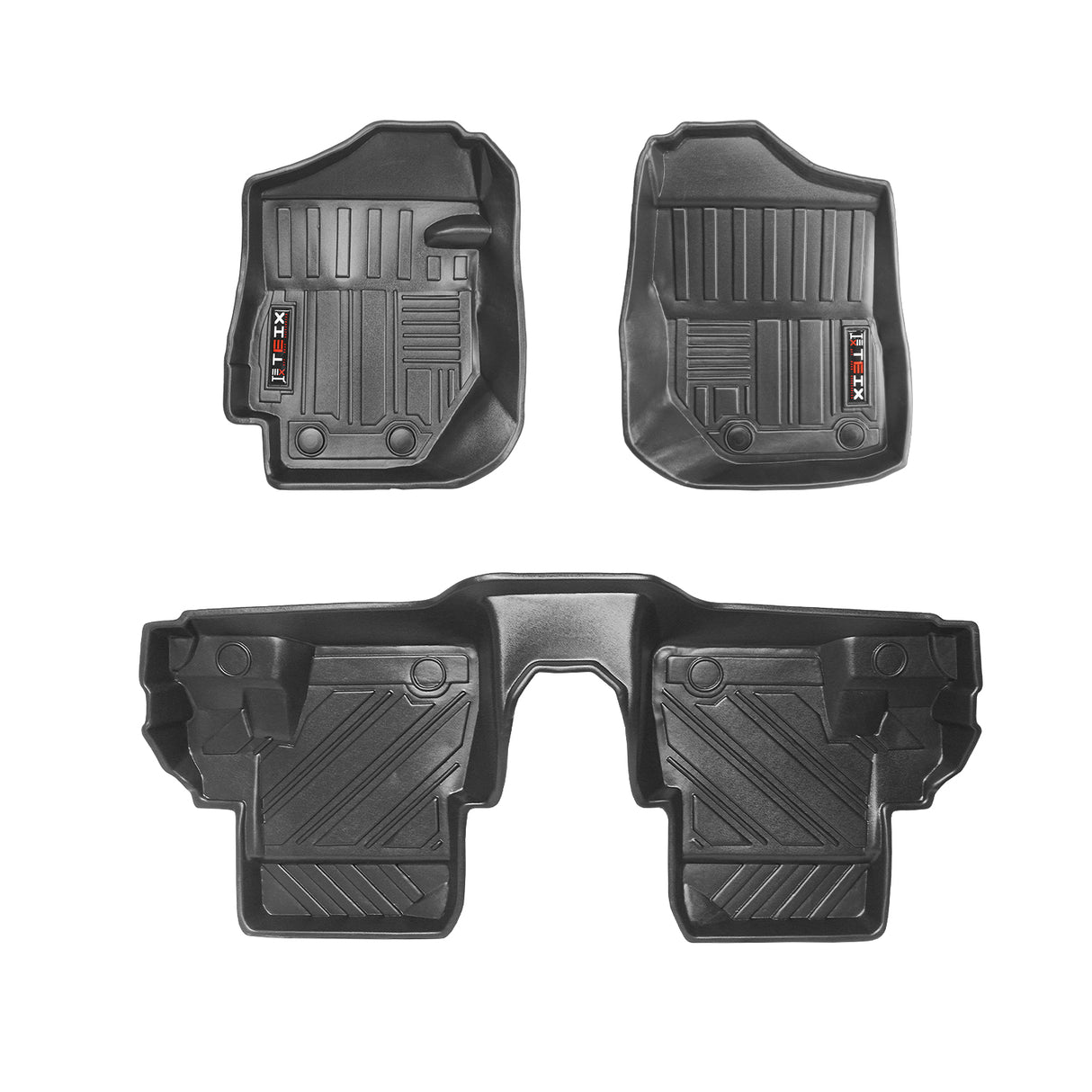 TAPETES DELANTEROS Y TRASEROS ABS USO RUDO TEIX PARA SUZUKI JIMNY 2019 - 2023 ESTANDAR