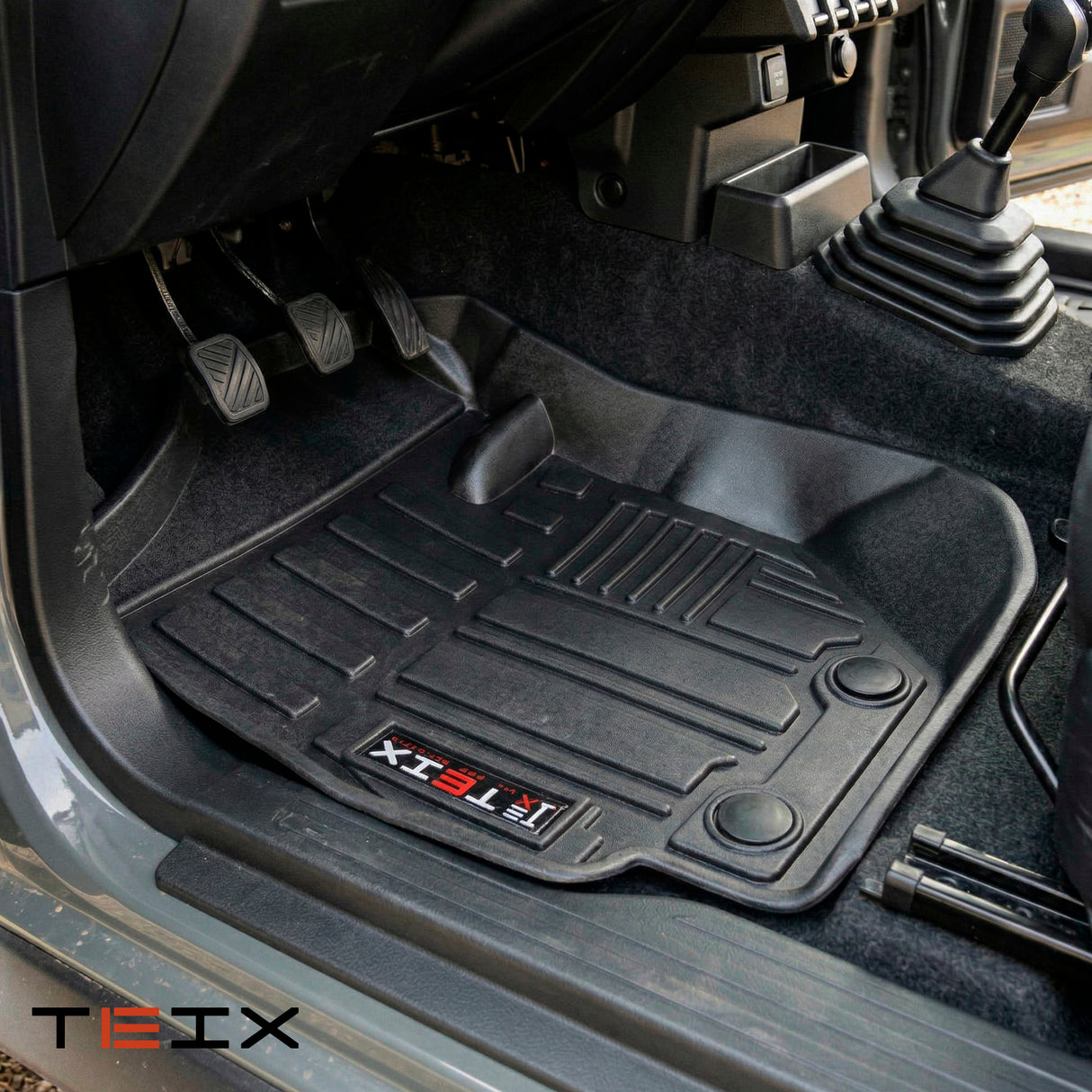 TAPETES DELANTEROS Y TRASEROS ABS USO RUDO TEIX PARA SUZUKI JIMNY 2019 - 2023 ESTANDAR