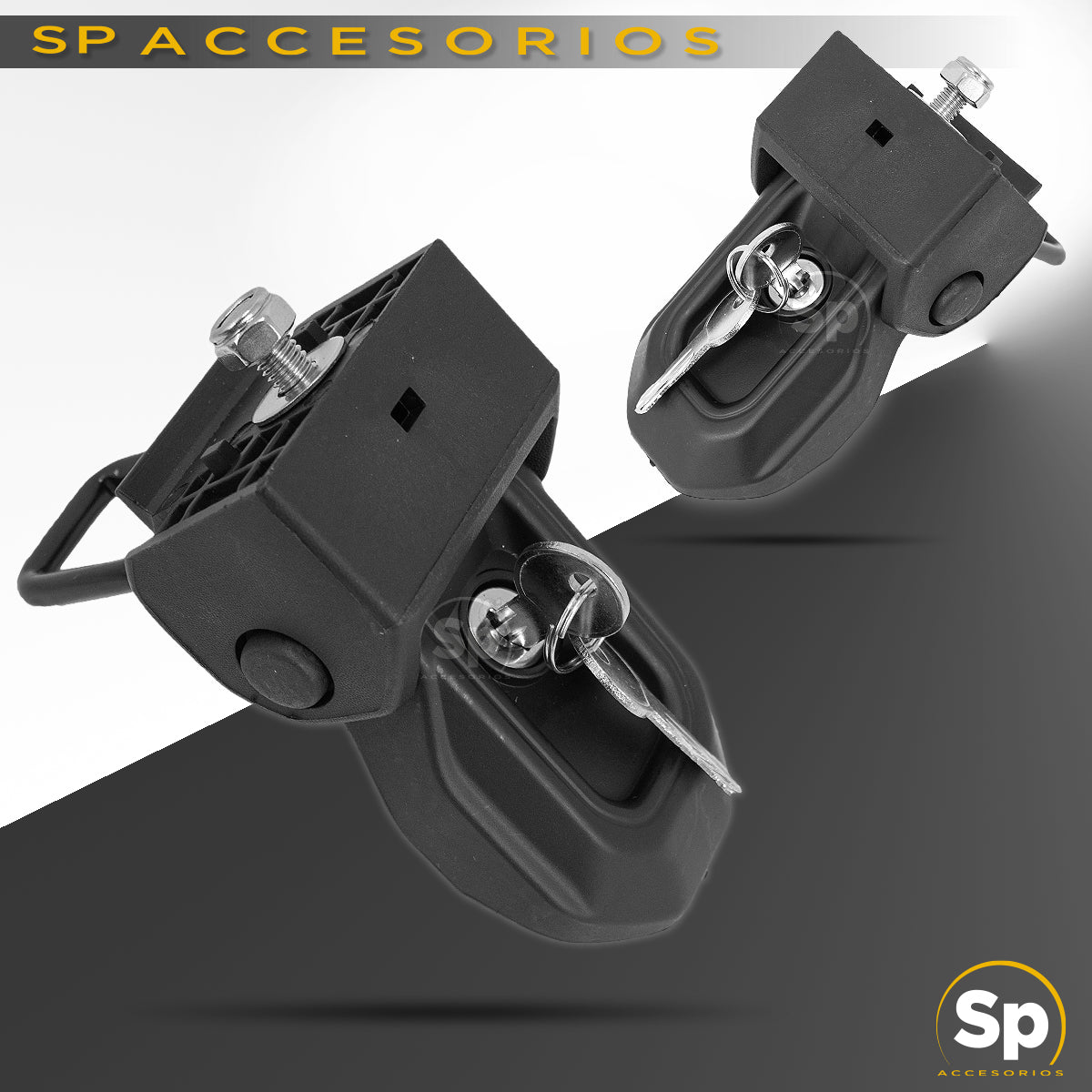 SEGURO DE COFRE LATERAL METALICO CON LLAVE JEEP WRANGLER JL 2018-2024 JEEP GLADIADOR 2019-2024