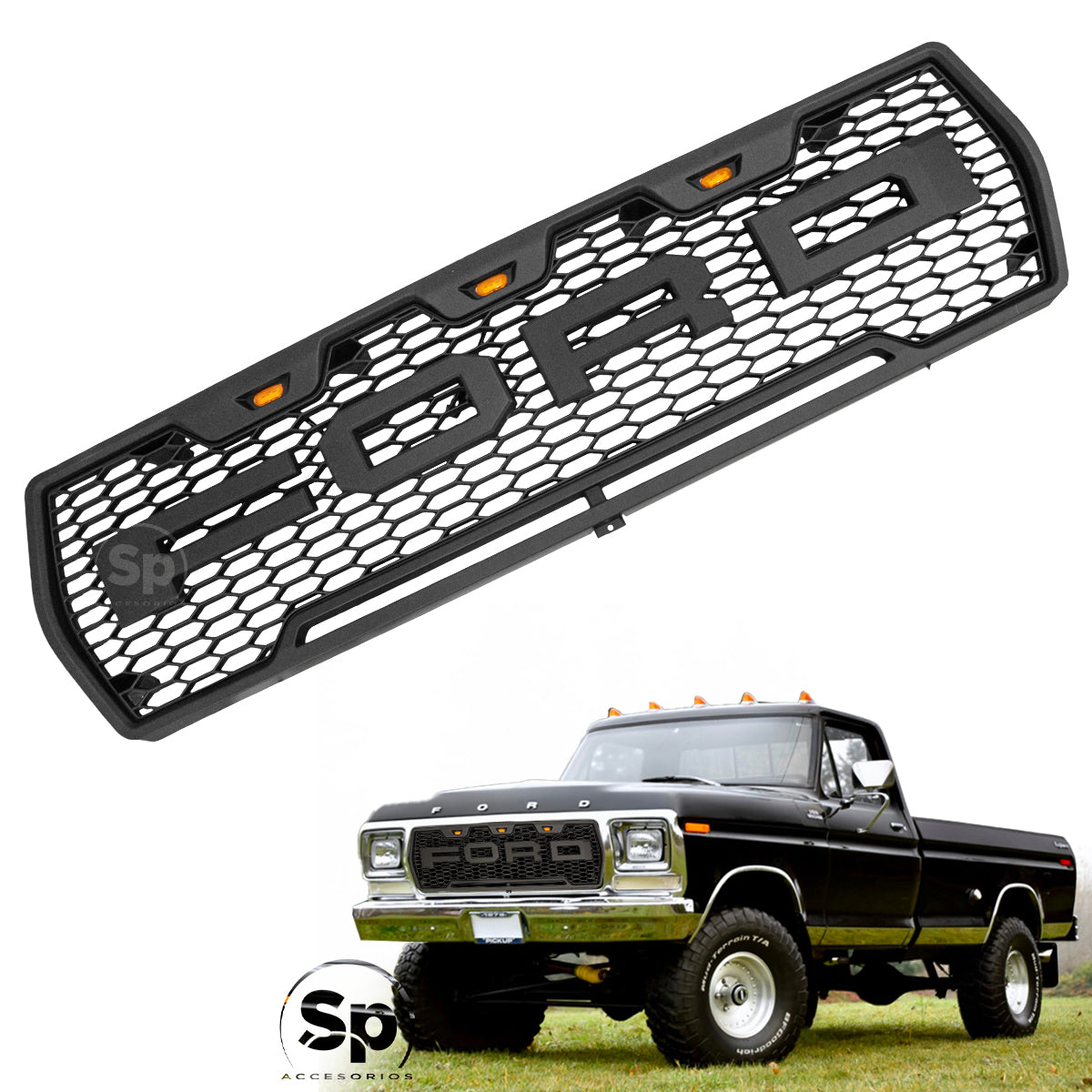 PARRILLA FRONTAL PARA FORD F-150 1978 - 1979