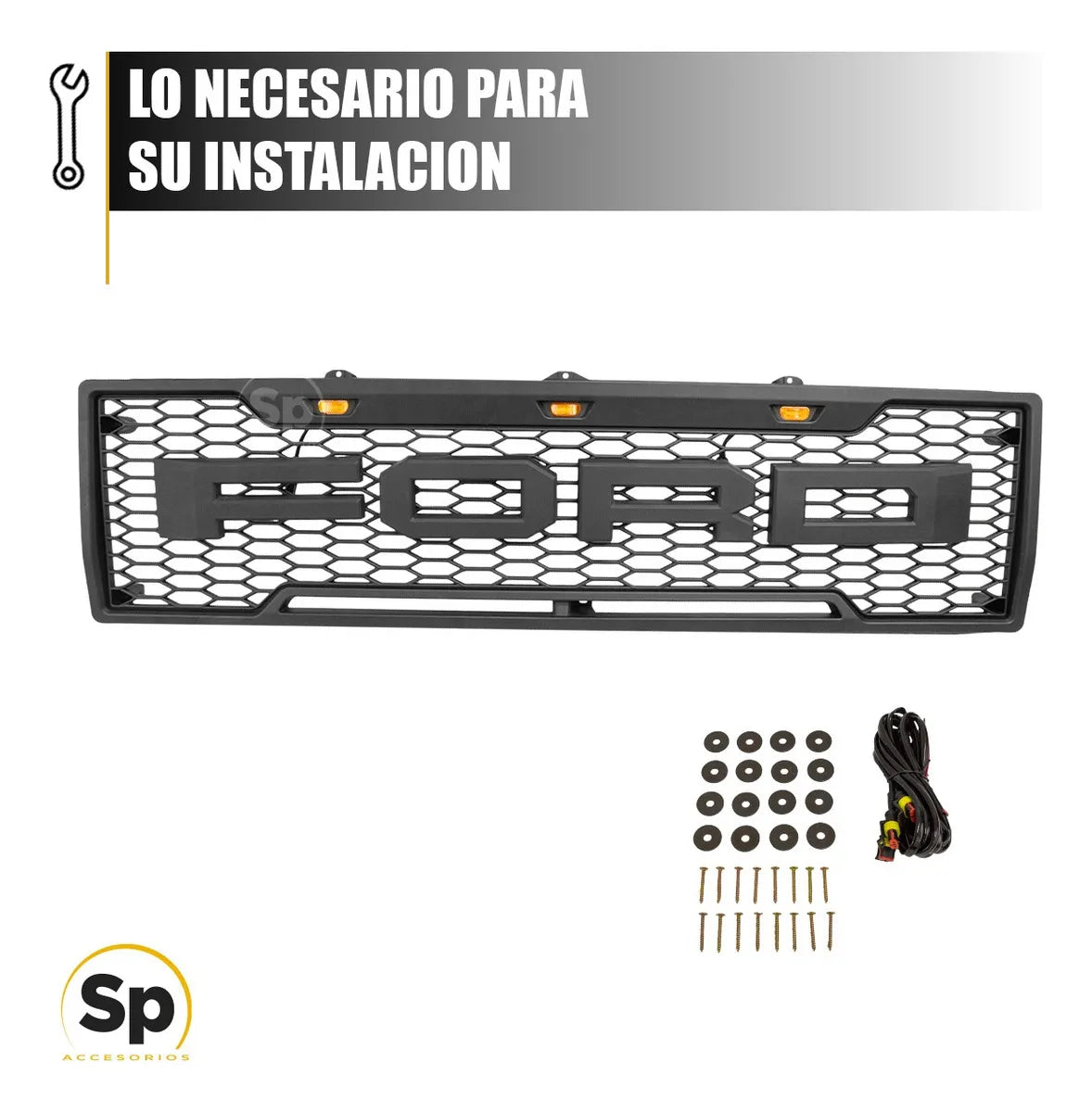 PARRILLA DELANTERA PARA FORD LOBO F-150 1980 - 1986
