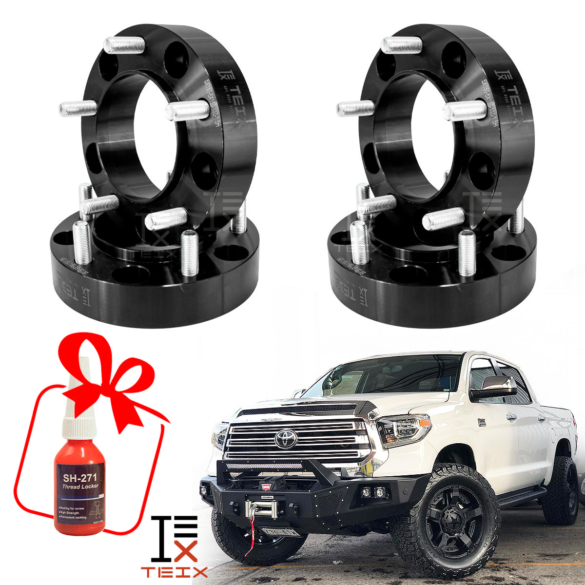 KIT ESPACIADORES TEIX 1.5 PULG PARA TOYOTA TUNDRA 2007-2021 5/150 CB110