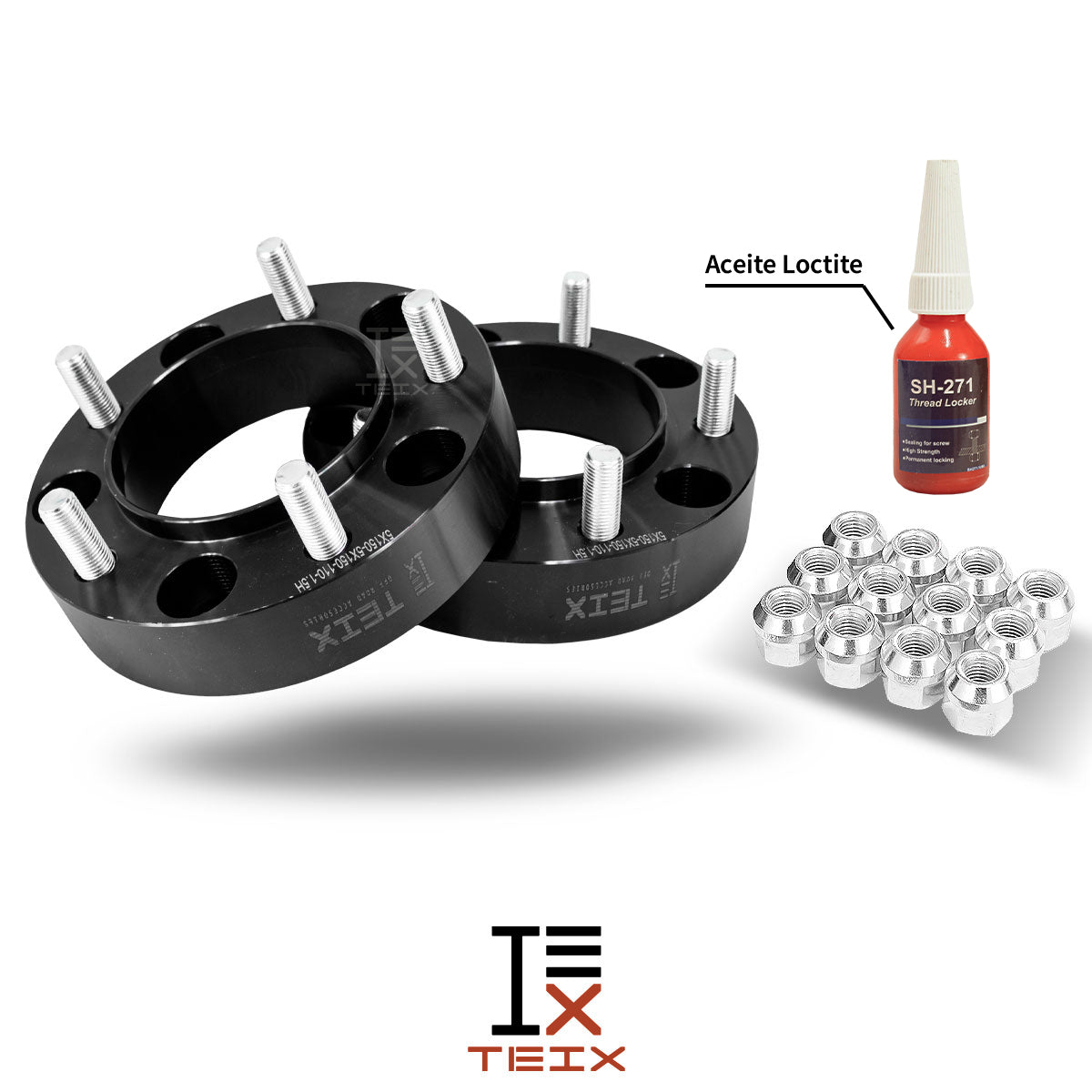 KIT ESPACIADORES TEIX 1.5 PULG PARA TOYOTA TUNDRA 2007-2021 5/150 CB110