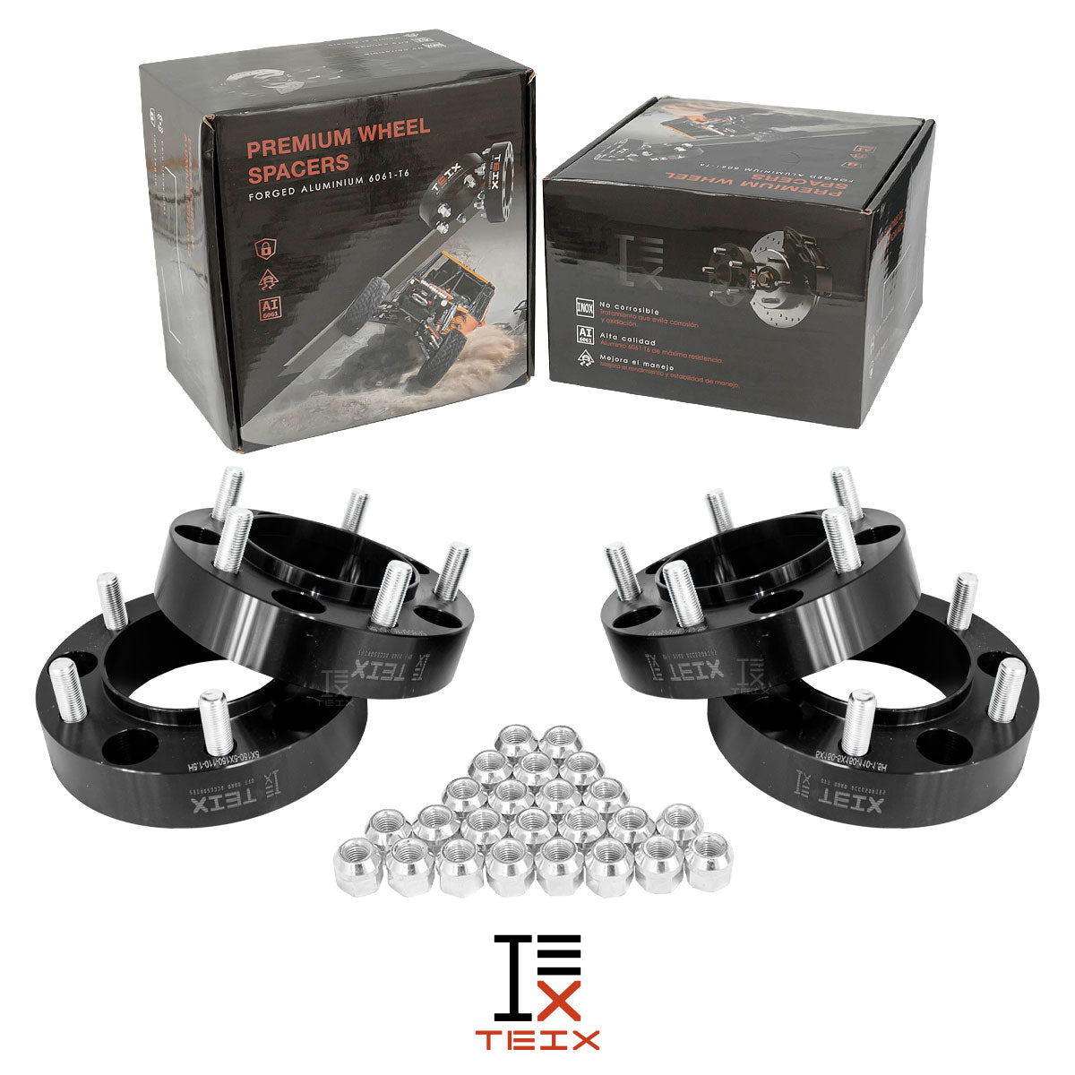 KIT ESPACIADORES TEIX 1.5 PULG PARA TOYOTA TUNDRA 2007-2021 5/150 CB110