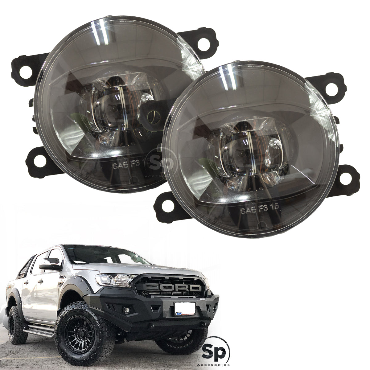 FAROS ANTINIEBLA LED FORD RANGER 2016 A 2022
