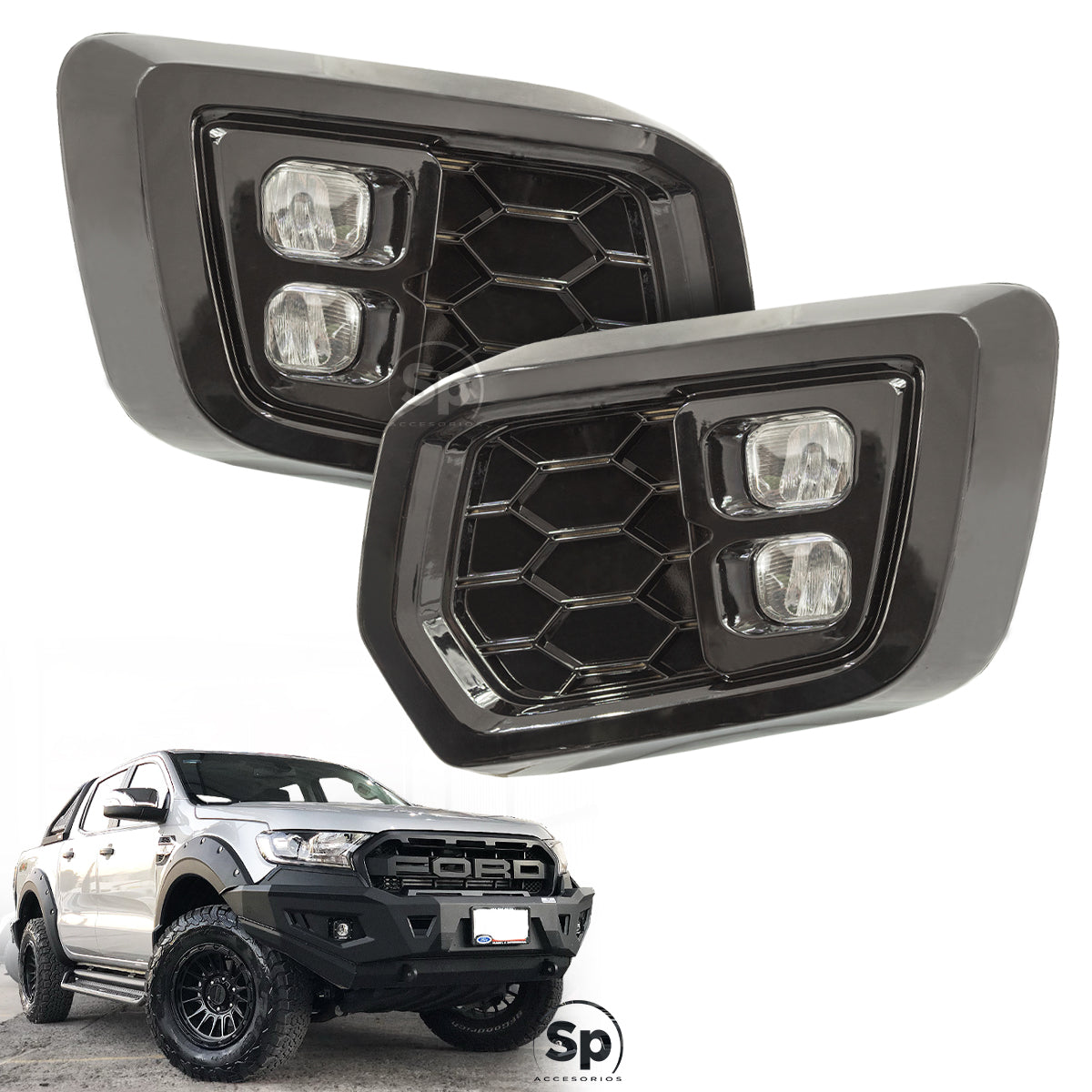 FAROS NIEBLA DRL FORD RANGER T8 2018 - 2020