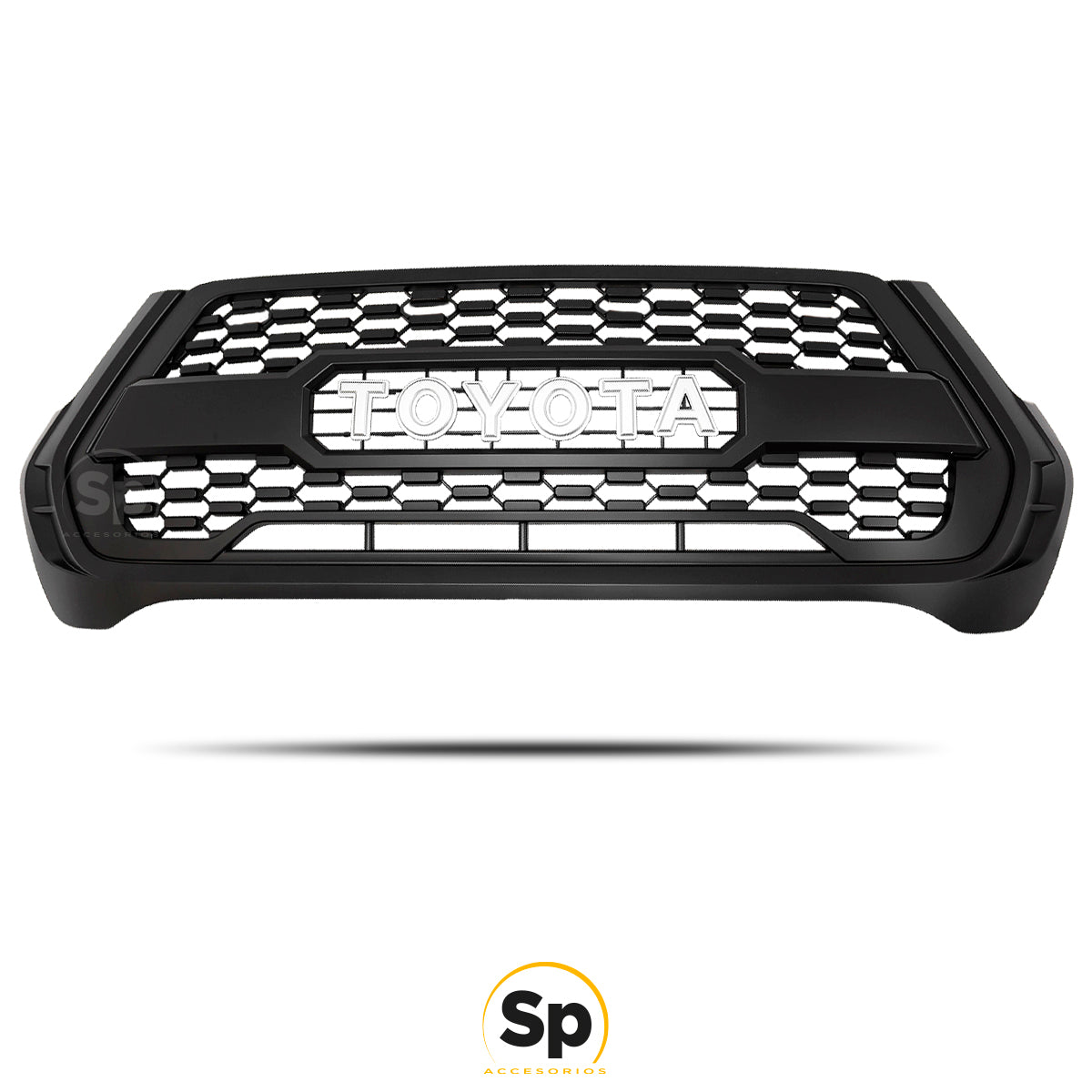 PARRILLA TRD LETRAS PARA TOYOTA HILUX REVO NUEVA LINEA 2021 A 2023