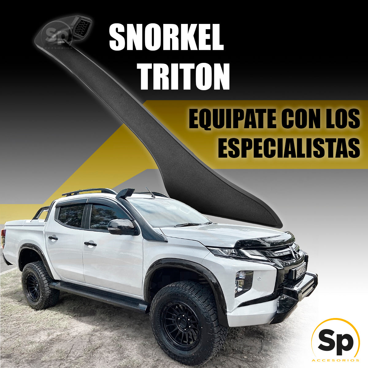 SNORKEL OFF ROAD MITSUBISHI L200 2019-2022 NUEVA VERSIÓN