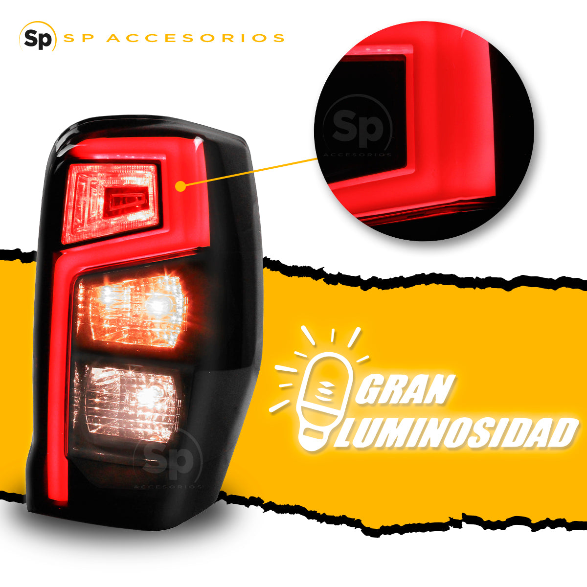 CALAVERAS LED HUMO MITSUBISHI L200 2020-2023