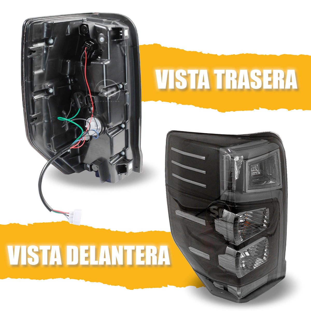 CALAVERAS LED HUMO MITSUBISHI L200 2020-2023