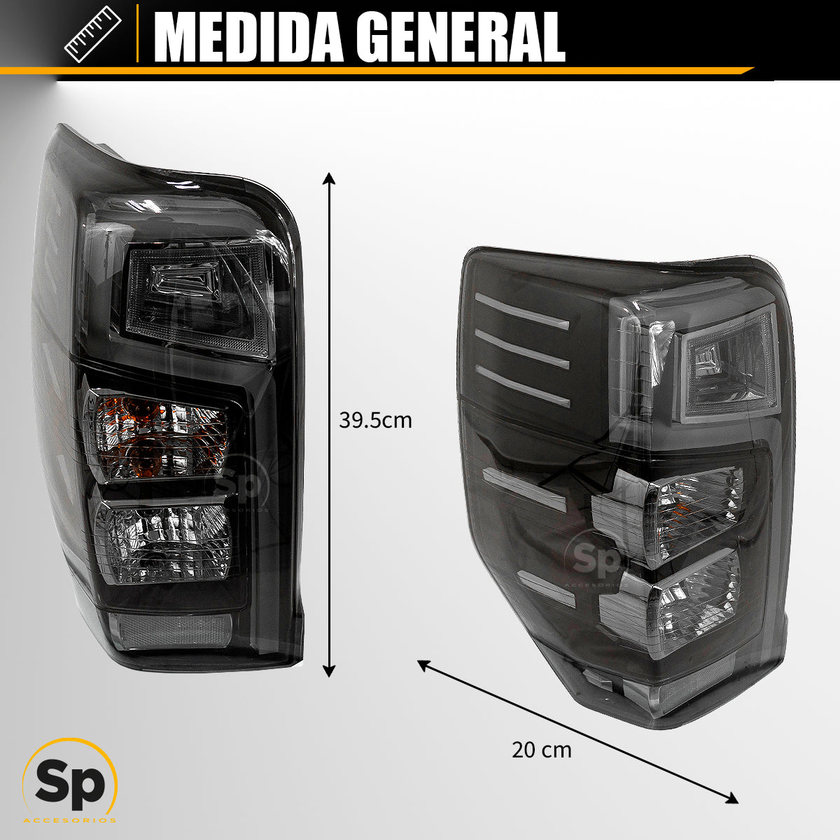 CALAVERAS LED HUMO MITSUBISHI L200 2020-2023