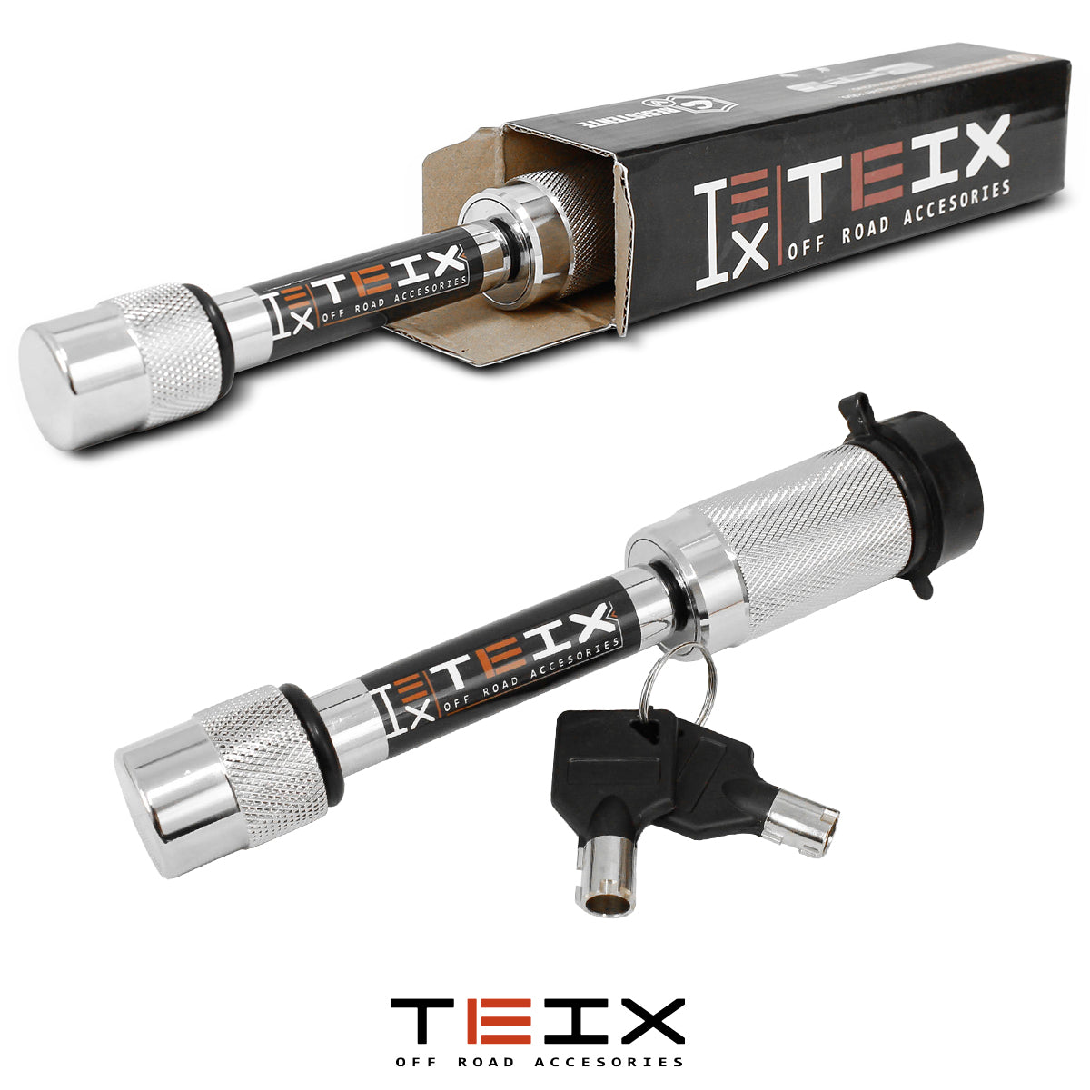 CANDADO PERNO PASADOR TEIX PARA JALON DE REMOLQUE CROMADO