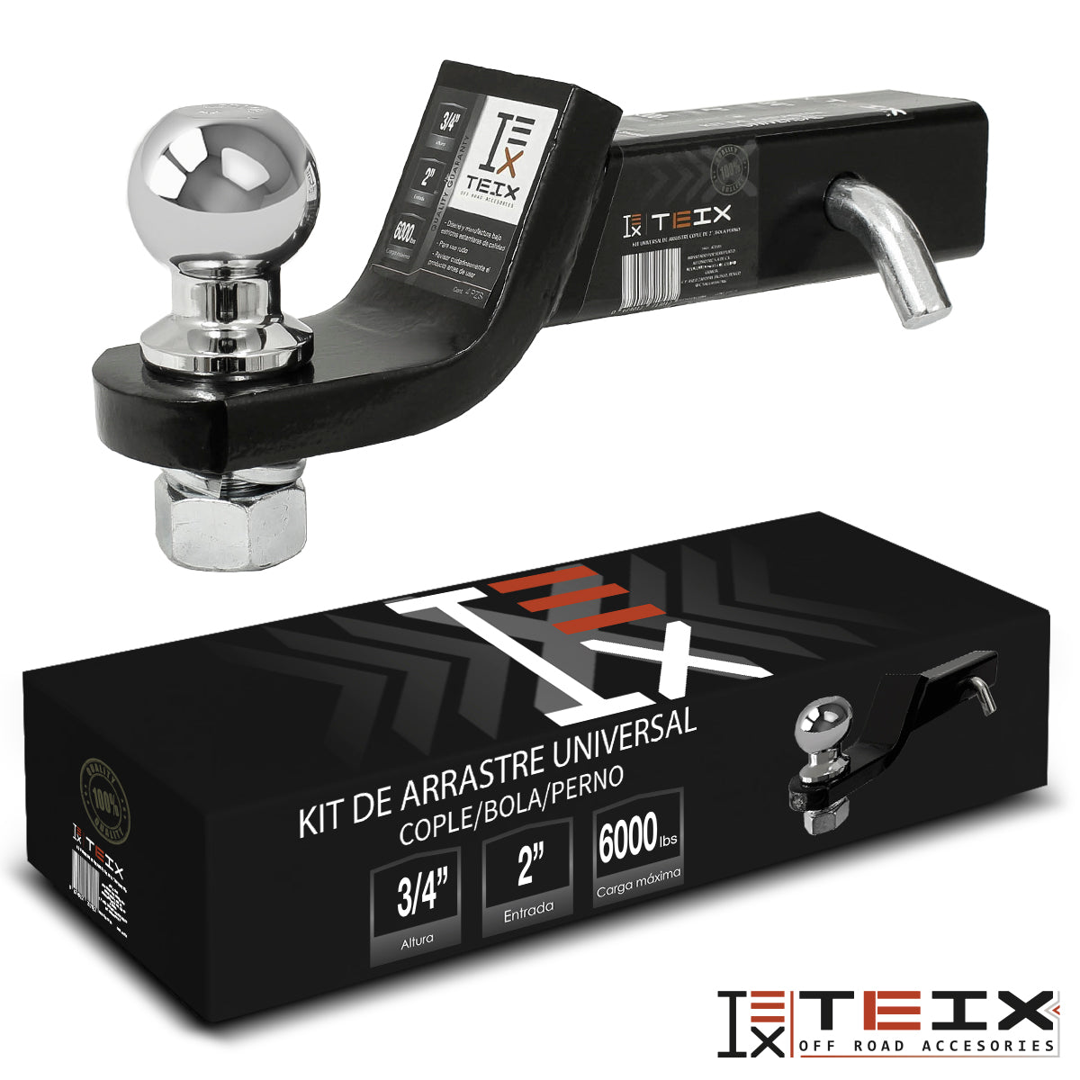 KIT ARRASTRE TIRON JALON Y COPLE BOLA PARA TOYOTA HILUX 2016 A 2020