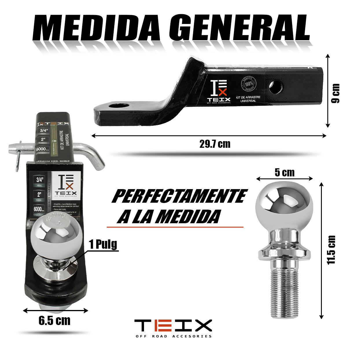 ACOPLAMIENTO DE ENGACHE PARA AUTOMOVILNEGRO DROP 2