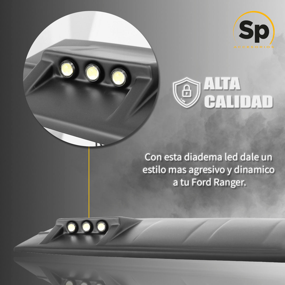 DIADEMA PARA TECHO LED FORD RANGER 2016 - 2020