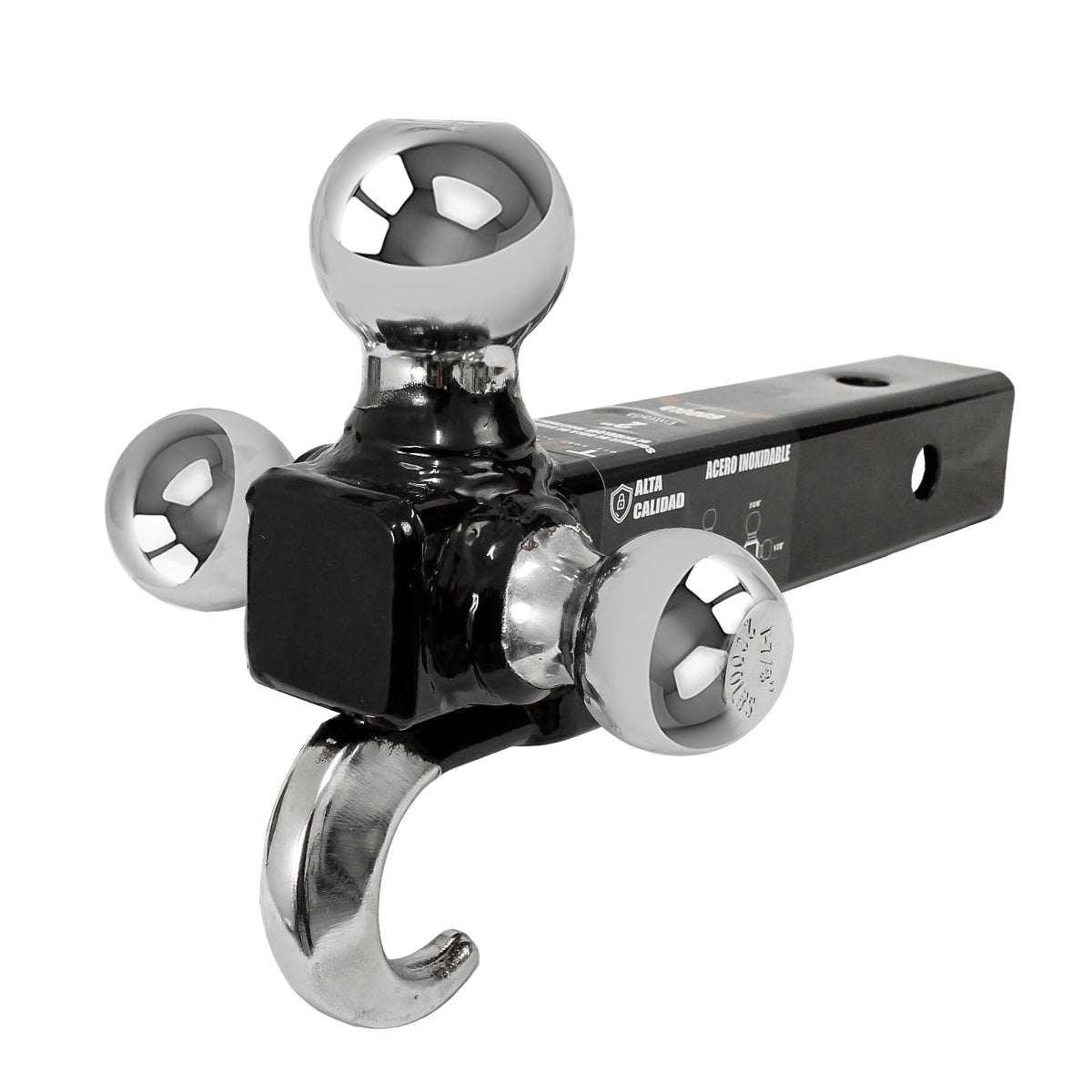 KIT DE ARRASTRE TEIX LENGÜETA CON 3 BOLAS 1-7/8", 2" 2-5/16" DE REMOLQUE Y GANCHO