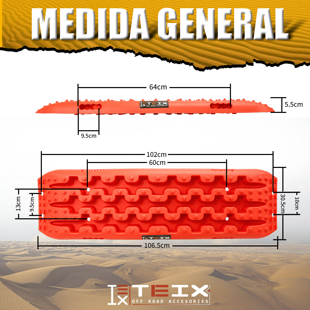 RAMPA PARA DESATASCAR AUTOMOVILES UNIVERSAL