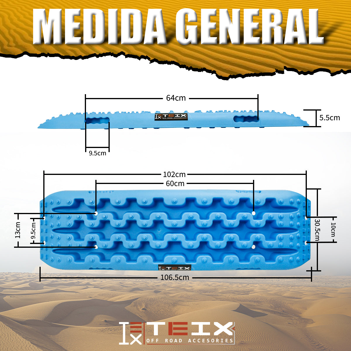RAMPA PARA DESATASCAR AUTOMOVILES UNIVERSAL