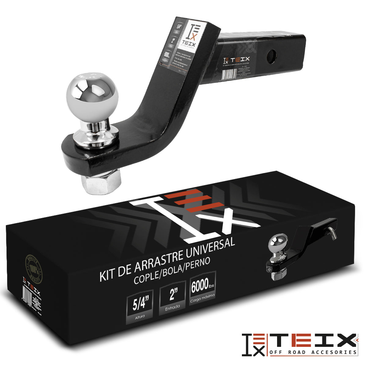 ACOPLAMINETO DE ENGANCHE PARA AUTOMOVIL NEGRO DROP 4