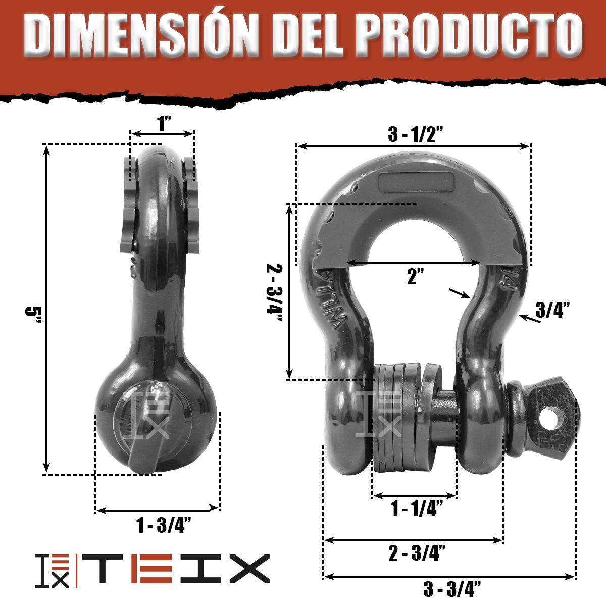 GRILETES DE UNION UNIVERSAL