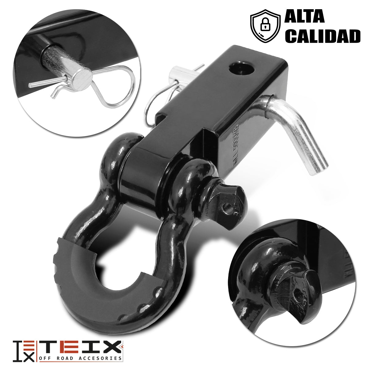 ACOPLAMINETO DE ENGACHE PARA AUTOMOVIL NEGRO