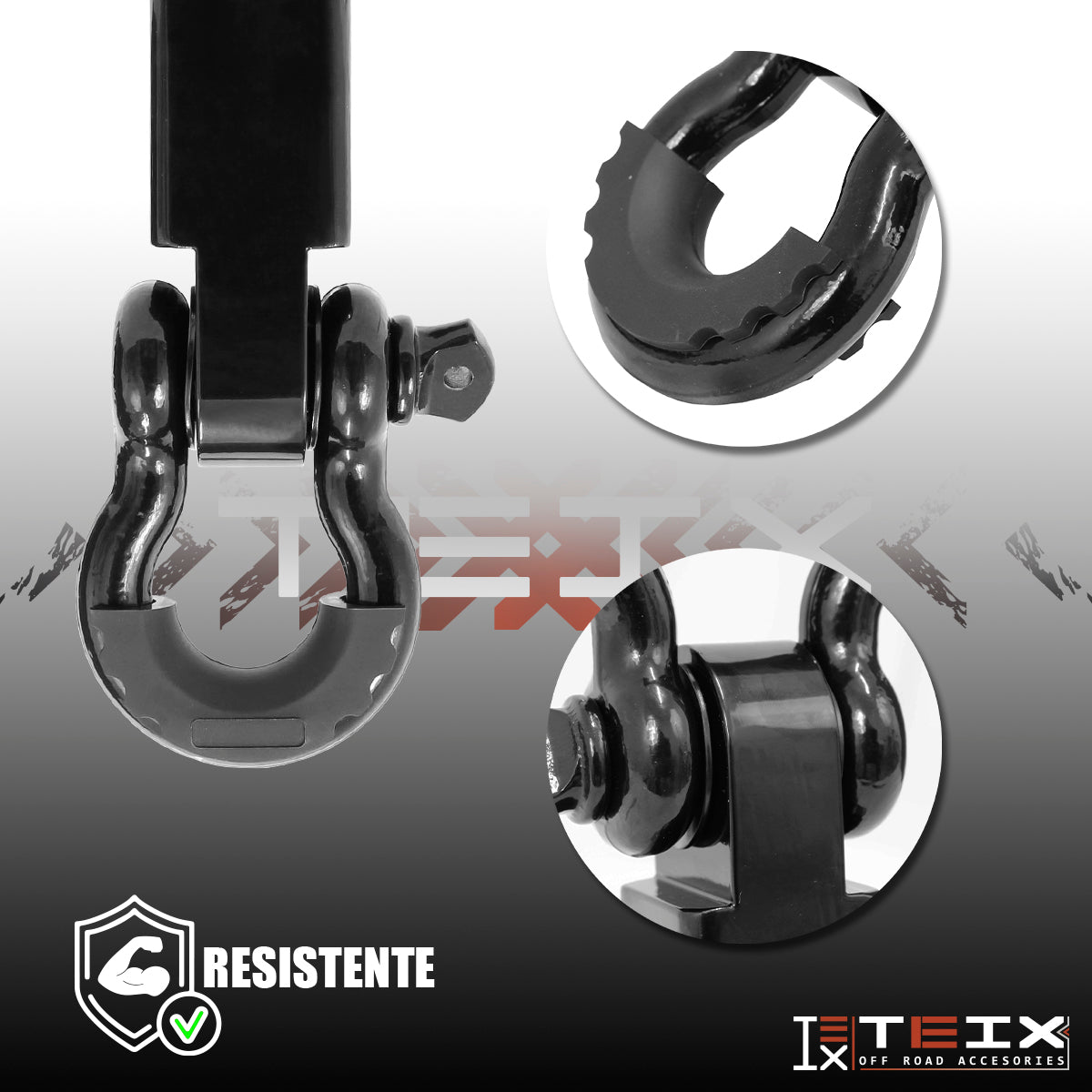 ACOPLAMINETO DE ENGACHE PARA AUTOMOVIL NEGRO