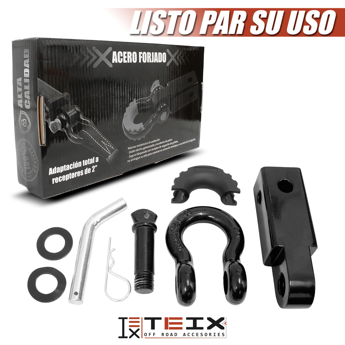 ACOPLAMINETO DE ENGACHE PARA AUTOMOVIL NEGRO