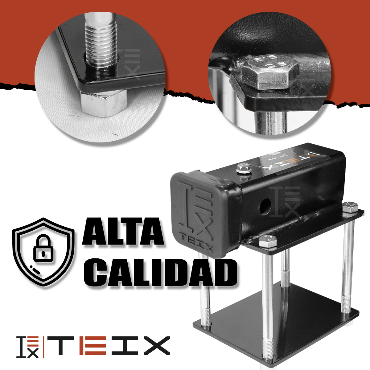 TIRÓN DE ARRASTRE ADAPTADOR DE DEFENSA TEIX DE 2 PULGADAS