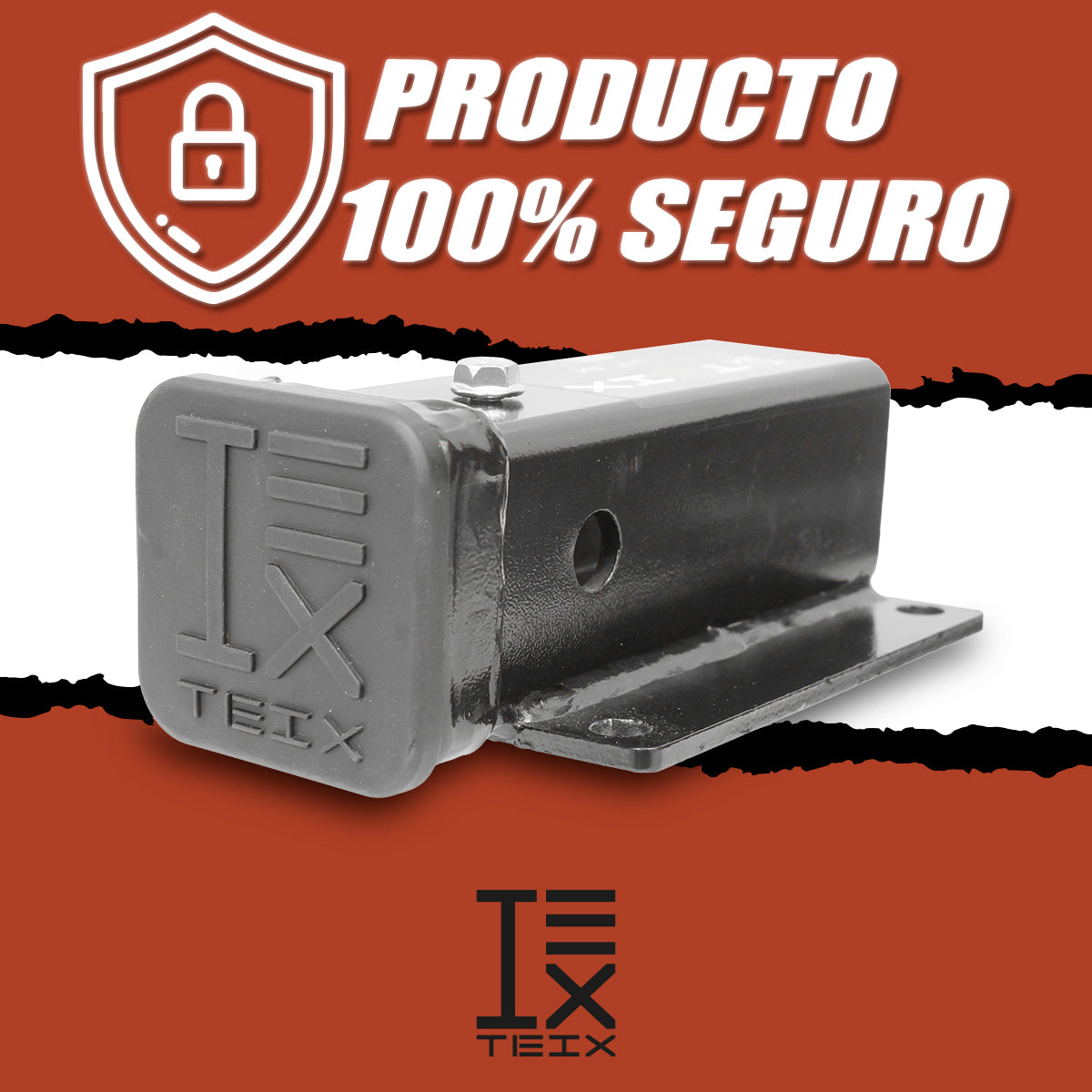 TIRÓN DE ARRASTRE ADAPTADOR DE DEFENSA TEIX DE 2 PULGADAS