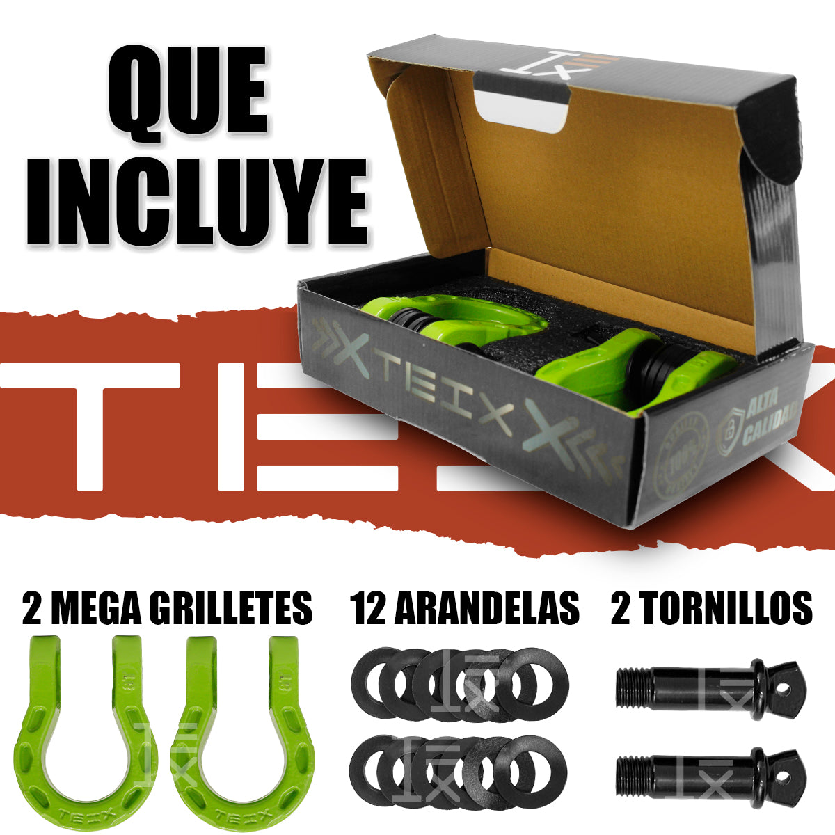 MEGA GRILLETE DE UNION TEIX OFF ROAD