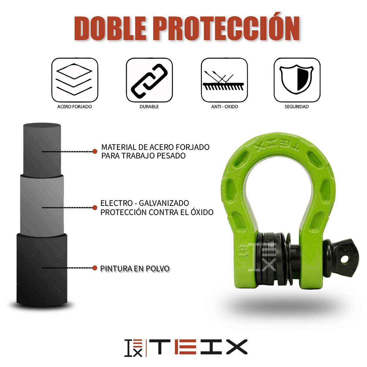 MEGA GRILLETE DE UNION TEIX OFF ROAD