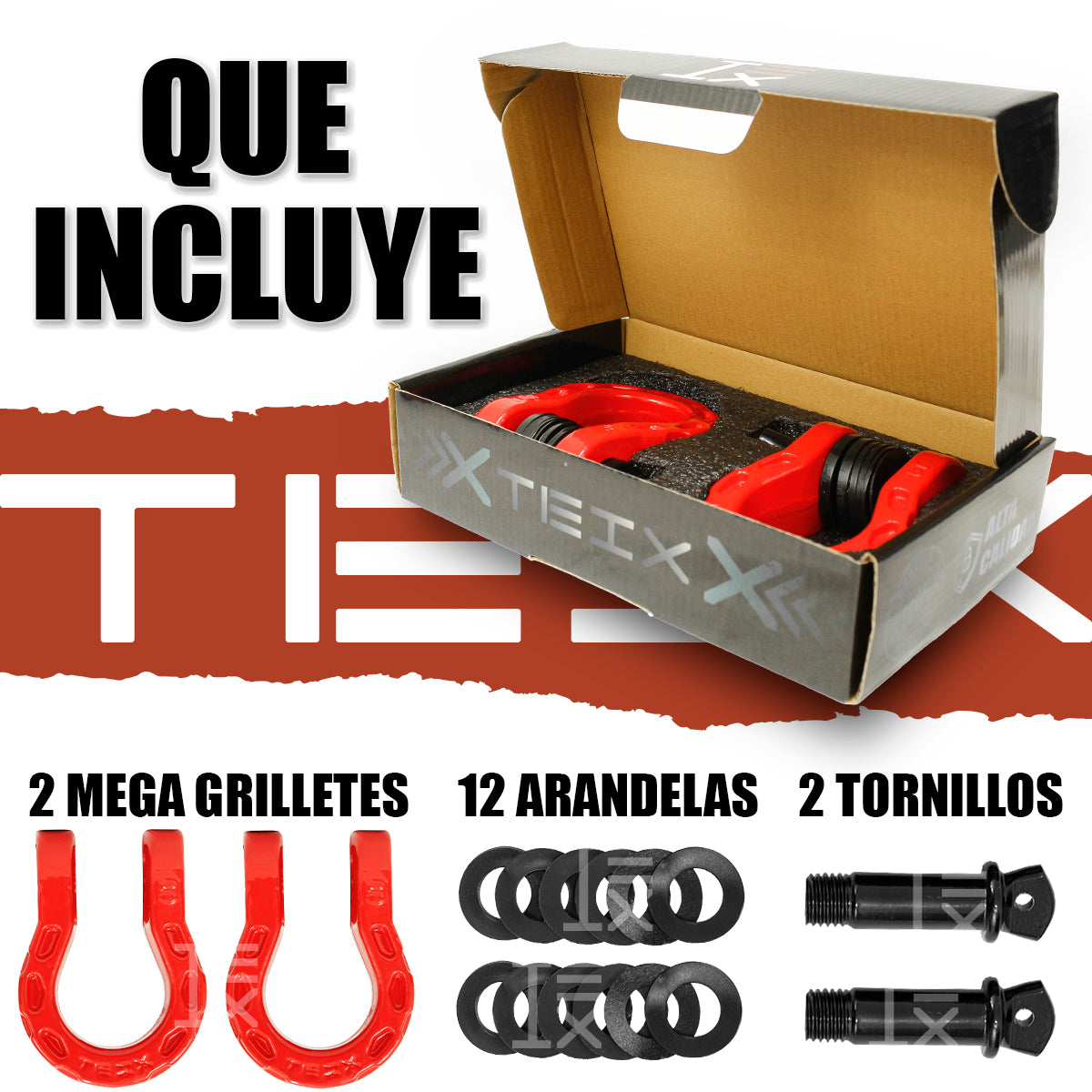 MEGA GRILLETE DE UNION TEIX OFF ROAD