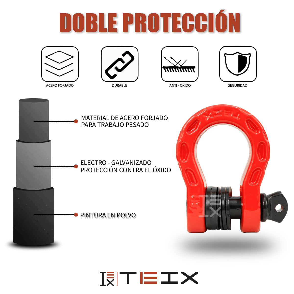 MEGA GRILLETE DE UNION TEIX OFF ROAD