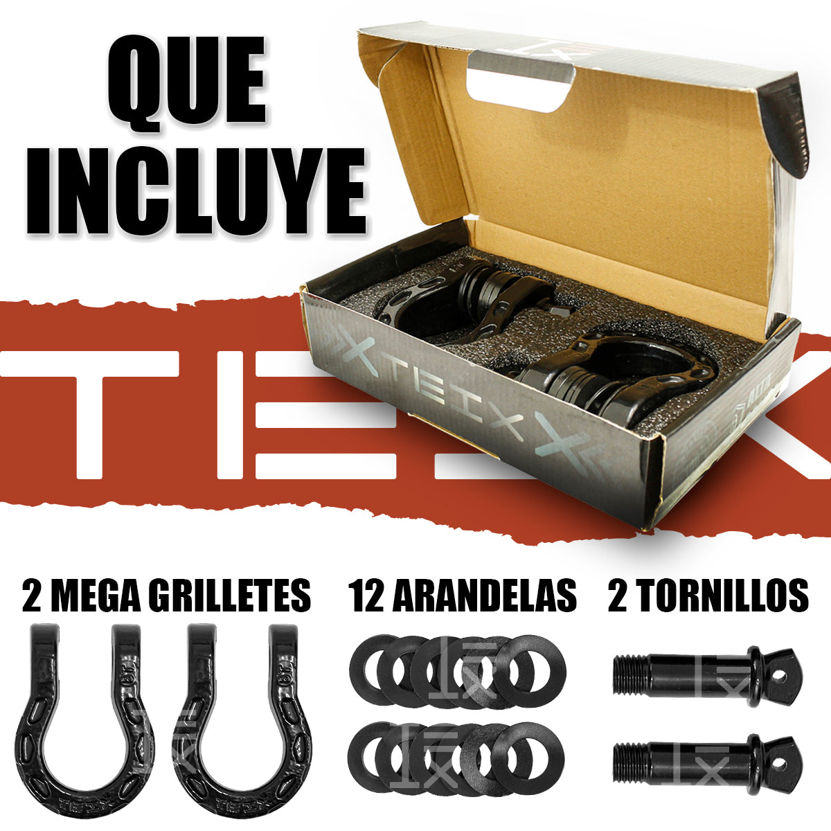 MEGA GRILLETE DE UNION TEIX OFF ROAD