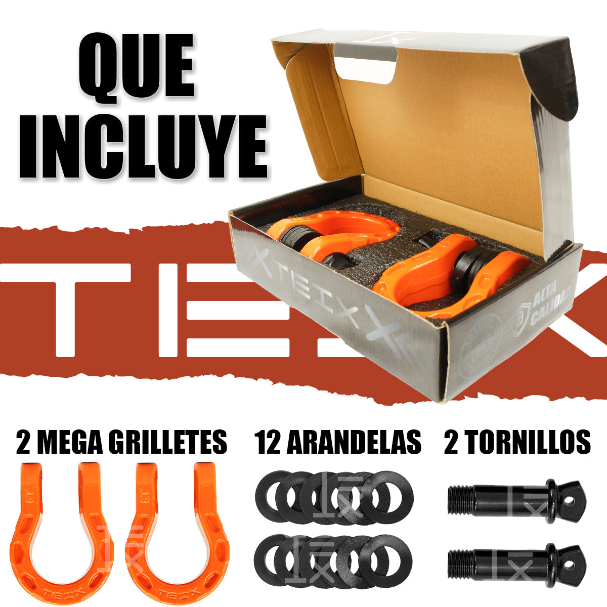 MEGA GRILLETE DE UNION TEIX OFF ROAD