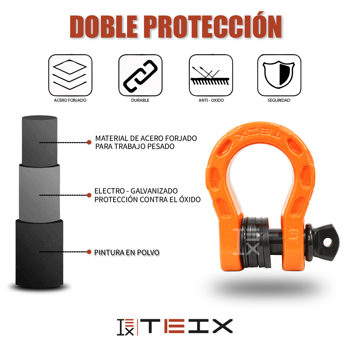 MEGA GRILLETE DE UNION TEIX OFF ROAD