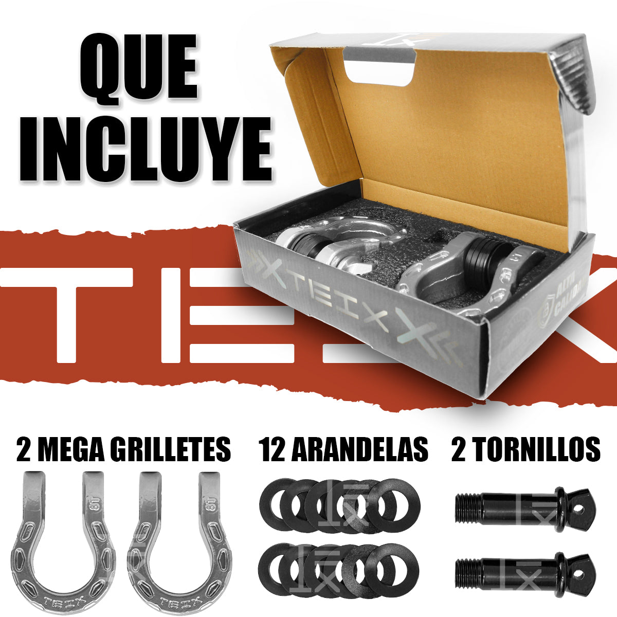 MEGA GRILLETE DE UNION TEIX OFF ROAD