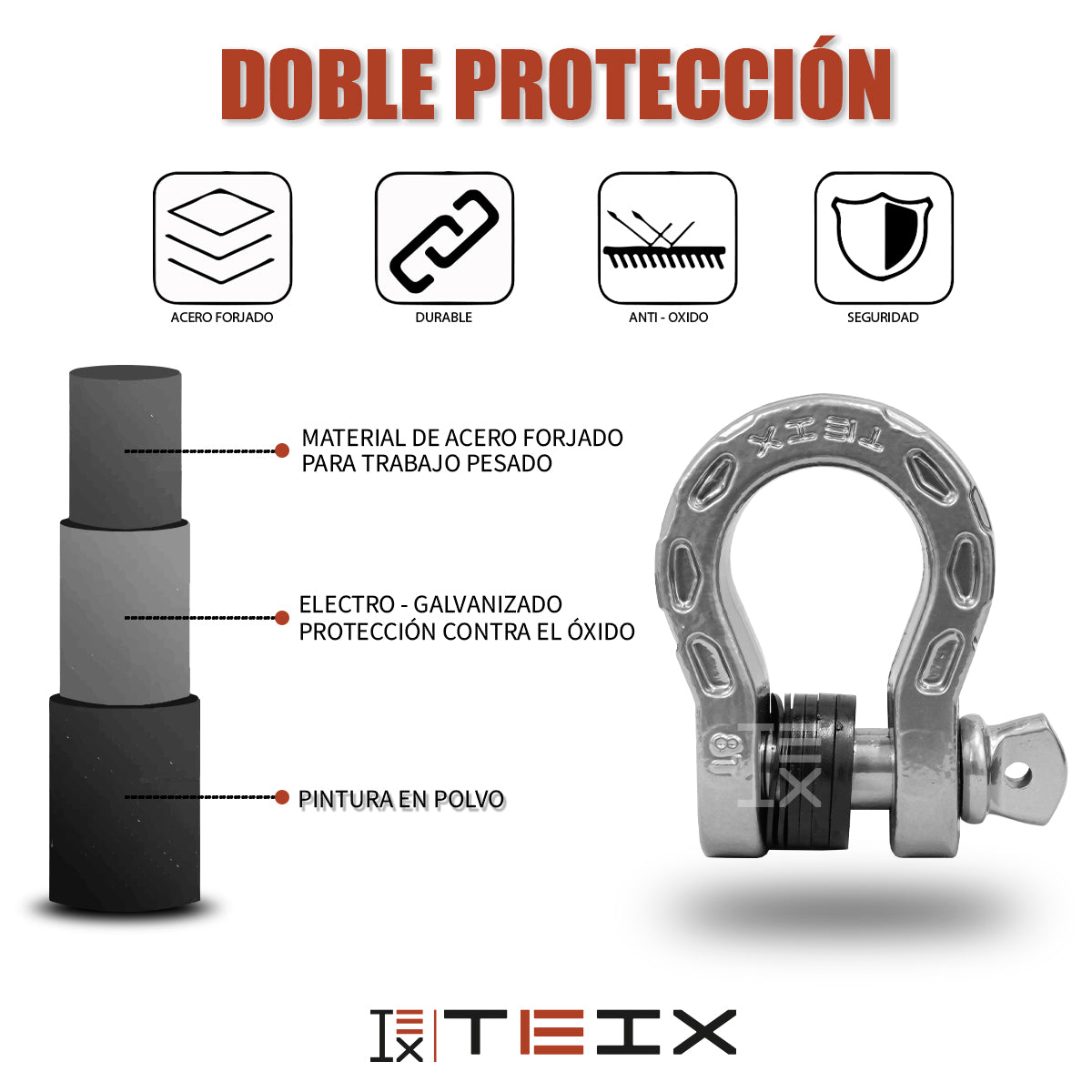 MEGA GRILLETE DE UNION TEIX OFF ROAD